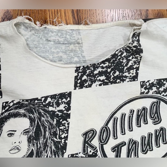 Vintage Rolling Thunder All Over Print T Shirt - Picture 5 of 5